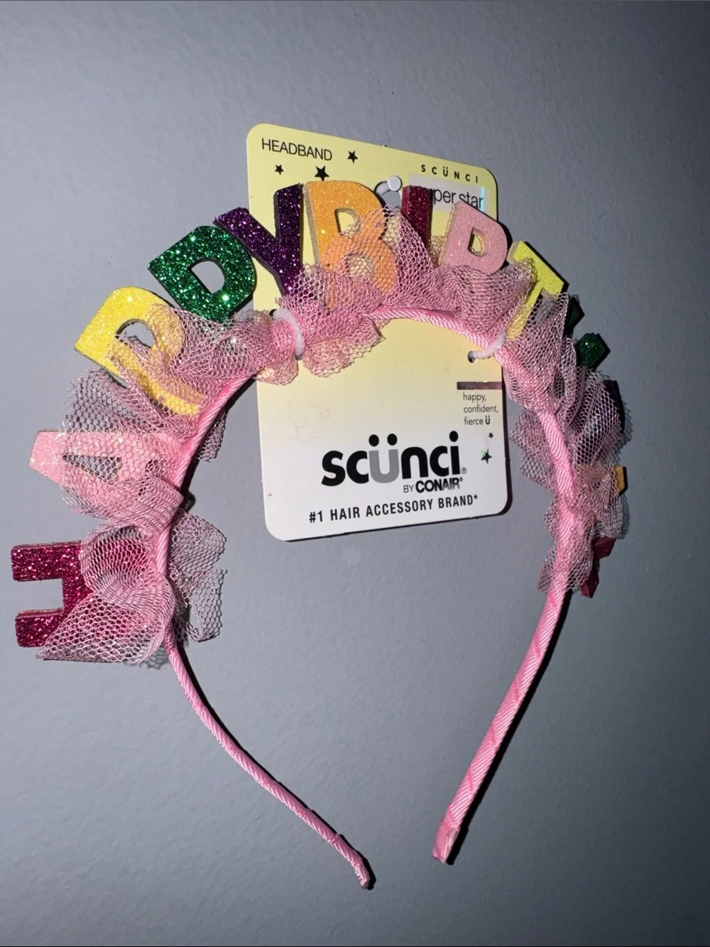 scunci pink happy